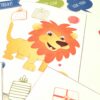 Løve- children birthdaycard - bye9design digitalt print - nordic design