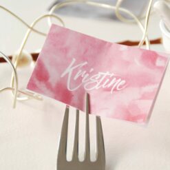 Sweet bordkort - rosa - bordkort barndåp - bordkort konfirmasjon - nordic design - bye9design printshop