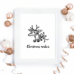 Christmas wishes - digital print