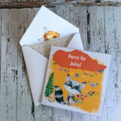Snille Vaske fra bye9design - barnekort med konvolutt og redigerbar tekst - digital print