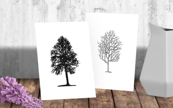Nordic Forest - 4 print - valgfri størrelse