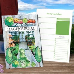 Hagejournal - for dine hagenotater - norsk tekst