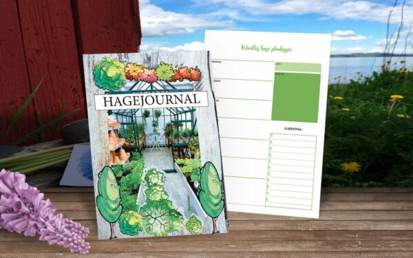 Hagejournal - for dine hagenotater - norsk tekst