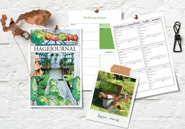 Hagejournal - for hageplanlegging, hagenotater og alt du vil huske