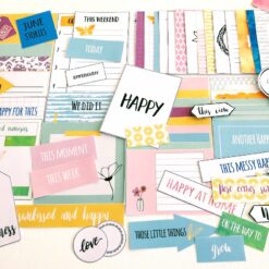 "Happy" - A year of memories - Fotoalbum, scrapping kit i juni