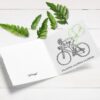 Kort med sykkelmotiv - print ut selv eller velg ferdigtrykt