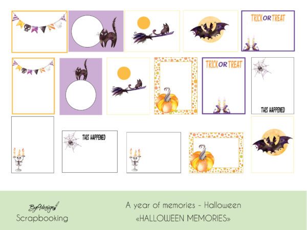 Halloween Project life og Scrapbooking produkter