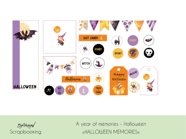 Halloween Project life og Scrapbooking produkter