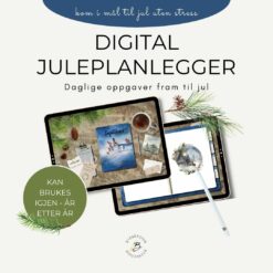 Digital juleplanlegger med daglige oppgaver - for nettbrett